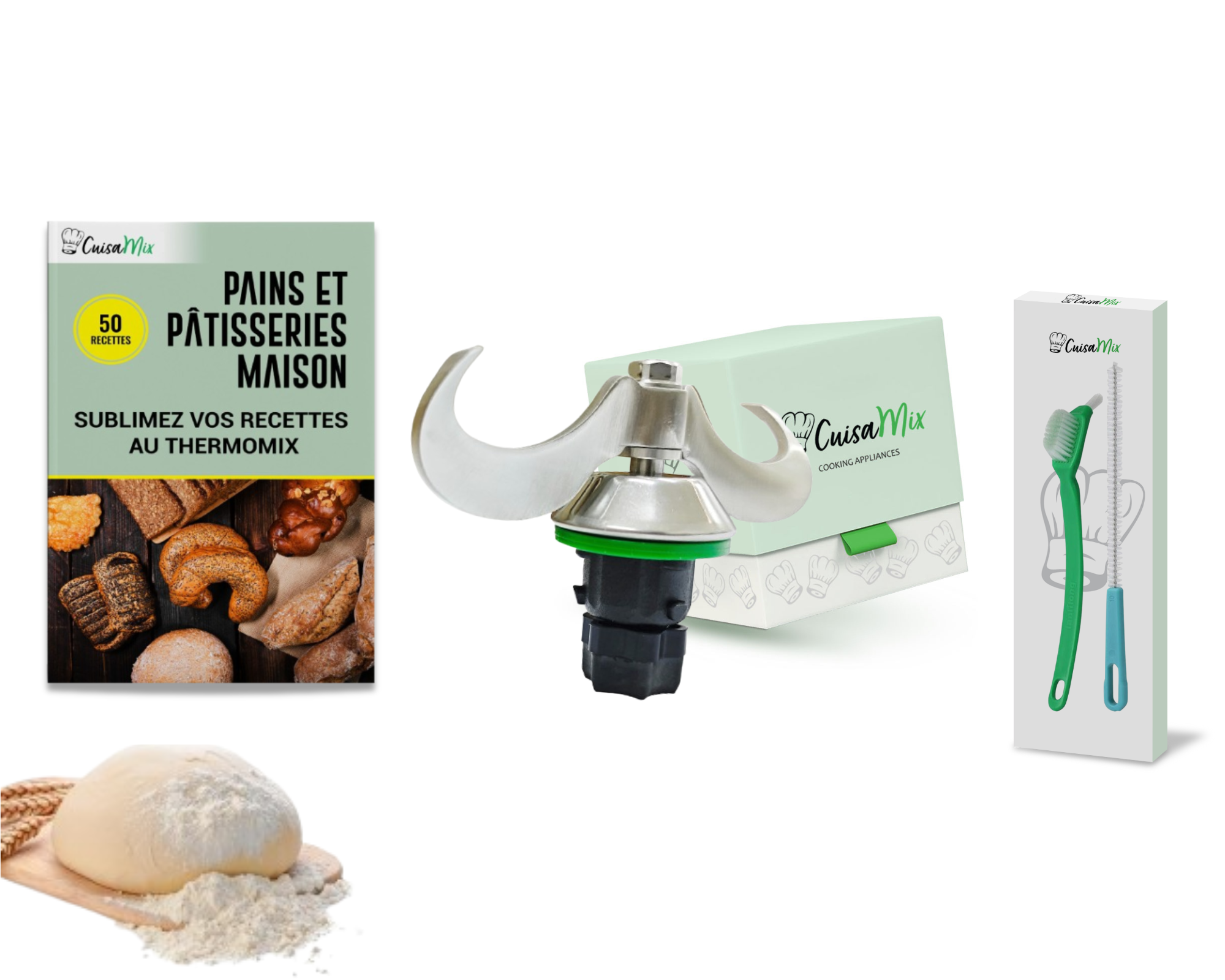 Patix - Couteau à Pâte pour Thermomix