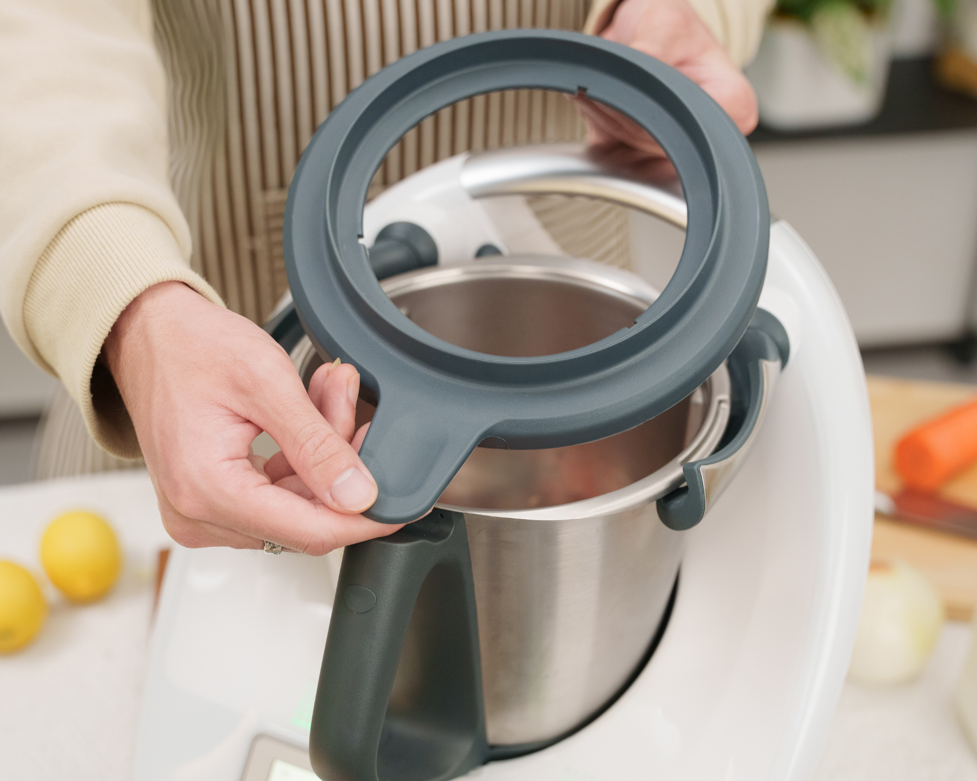 Courix - Couvercle avec Large Ouverture pour Thermomix