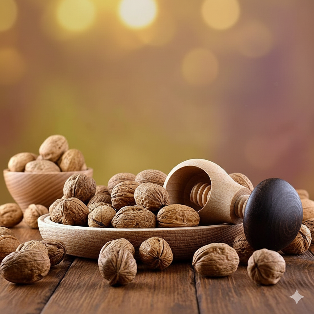 Noisix - Casse-Noix Champignon en Bois