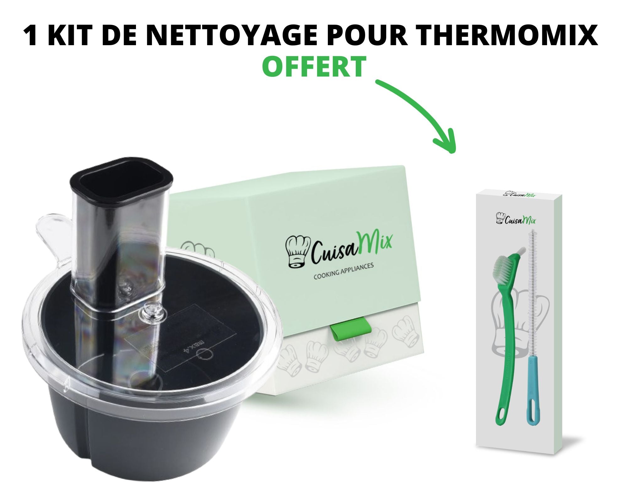 Coupix - Coupe Légumes pour Thermomix (+1 Accessoire OFFERT)