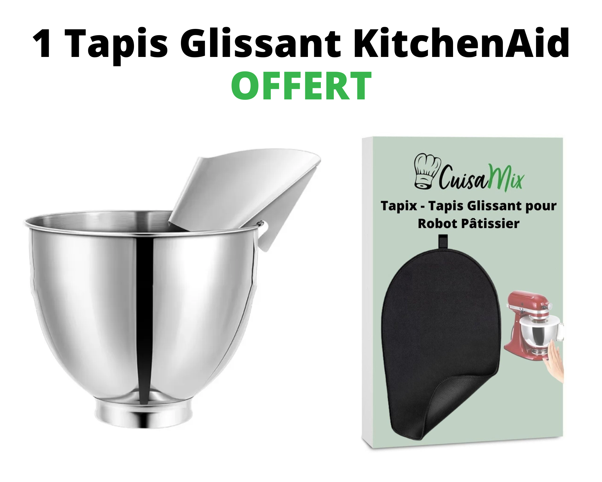 Protix - Protection anti-éclaboussures pour KitchenAid (+ 1 Accessoire OFFERT)