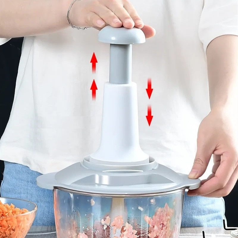 Hachoir à viande manuel multifonctionnel en plastique
