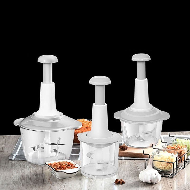 Hachoir à viande manuel multifonctionnel en plastique