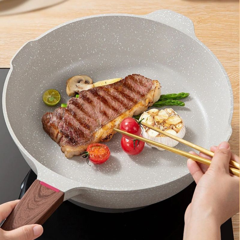 Casserole Antiadhésive en Acier Inoxydable