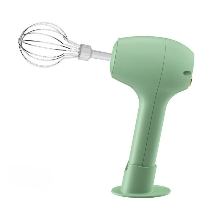 Fouet Electrique Portable Sans Fil Vert