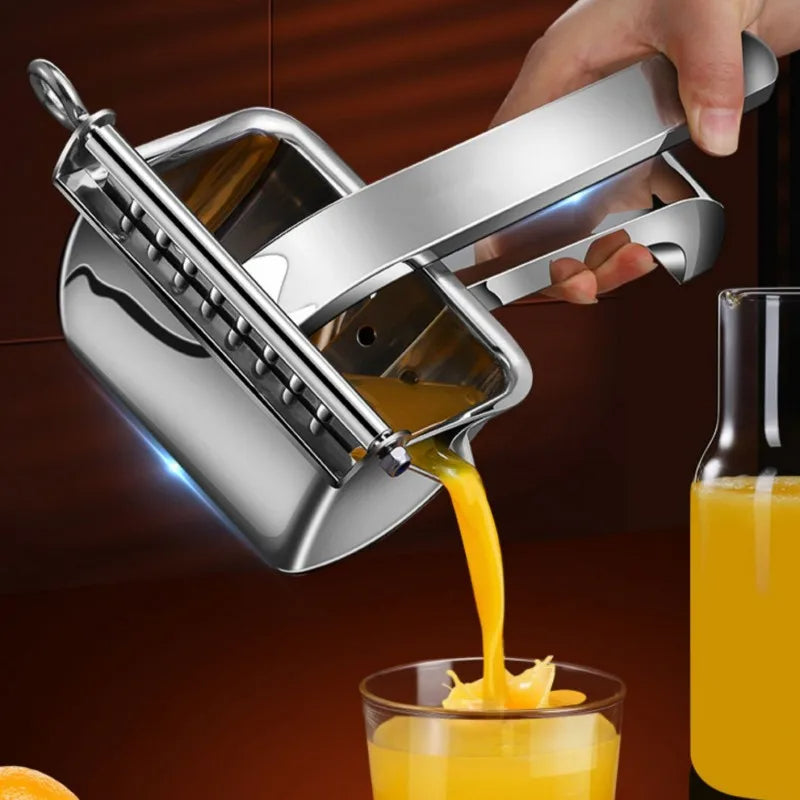 Pressoir à Fruit Manuel en Acier Inoxydable