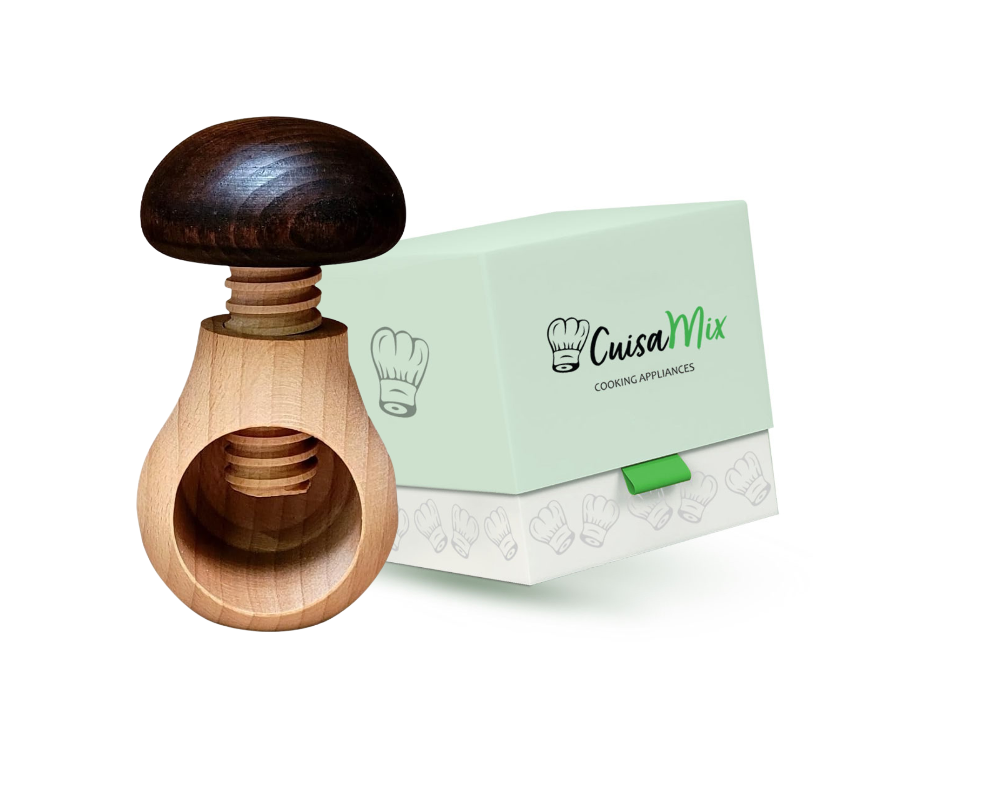 Noisix - Casse-Noix Champignon en Bois