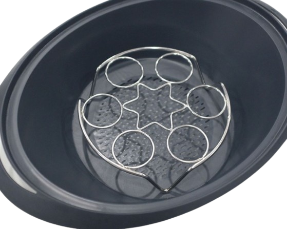 Support à œufs Pour Casserole/cuiseur - 4 Ou 5 œufs - En PP Alimentaire - Pour Cuisson Vapeur, Refroidissement - Poignée Ergonomique