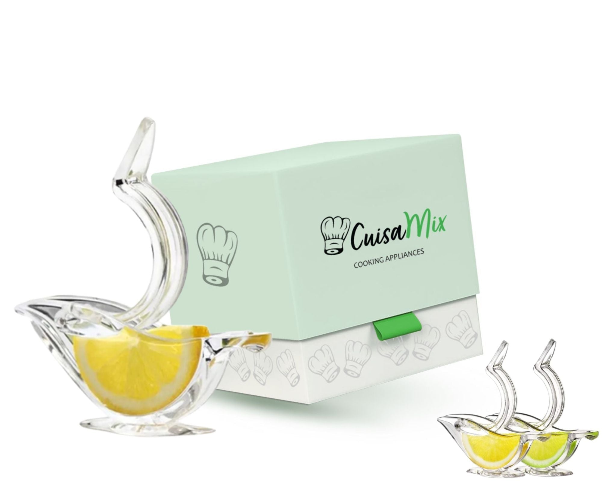 Lot De 2 Presses Citron Pressart - Design Deluxe, Fabriqué En France - Sans BPA