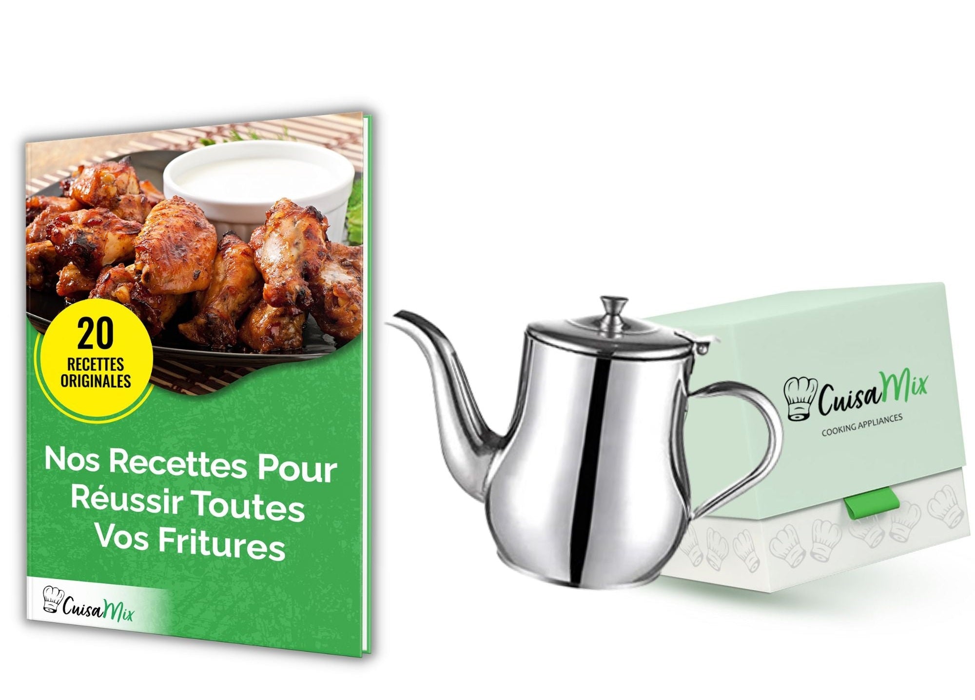 Huilix - Pot de Filtre à Huile (+ 1 Livre OFFERT)
