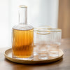 Carafe d'eau esthétique en verre