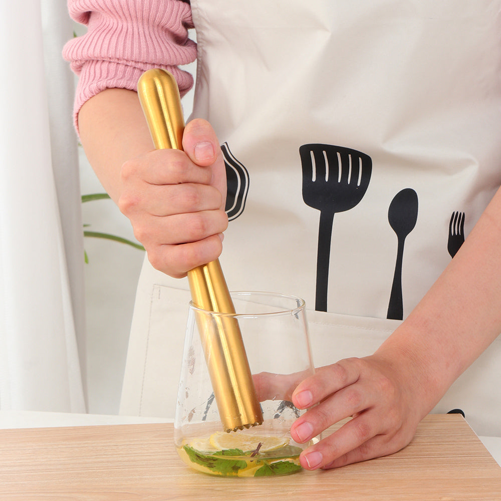 Ensemble doré pour shaker à cocktail boston en acier inoxydable