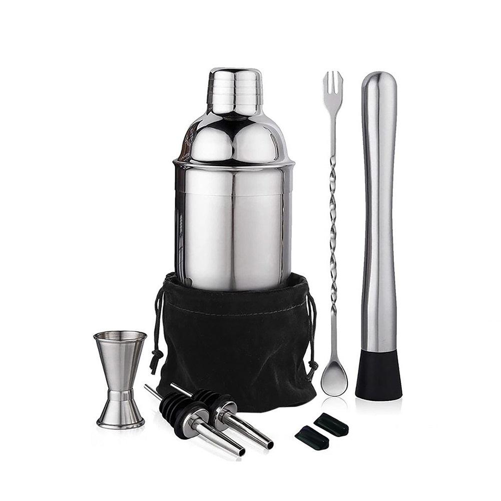 Ensemble pour shaker à cocktail en acier inoxydable