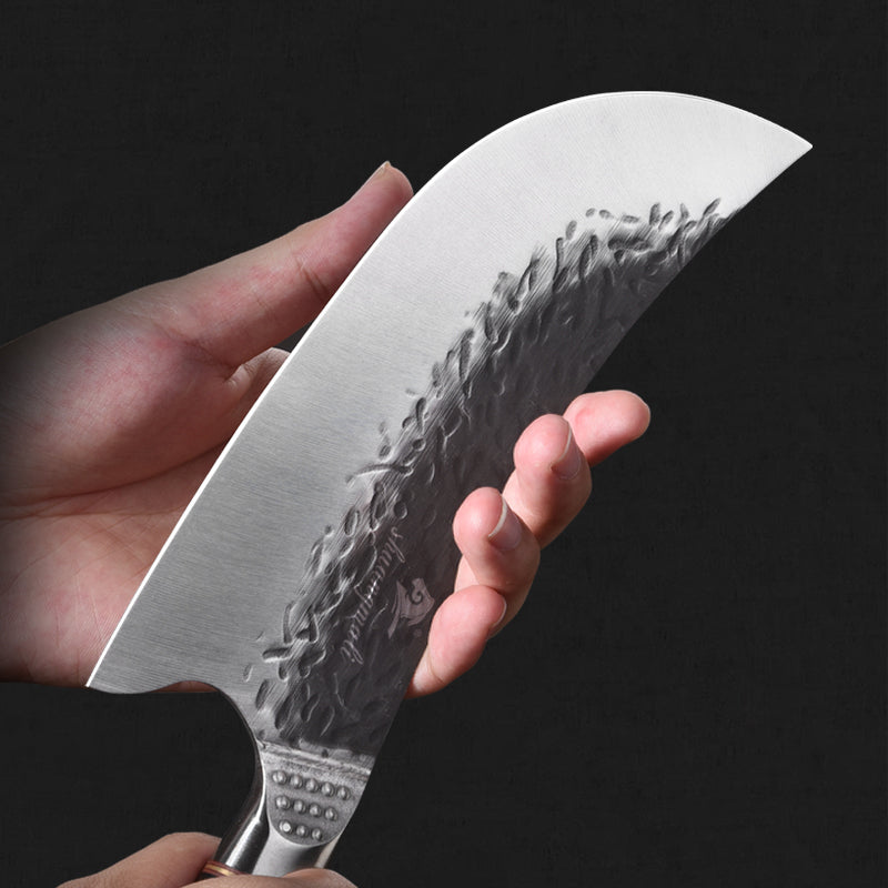 Couteau de boucher viking en acier inoxydable