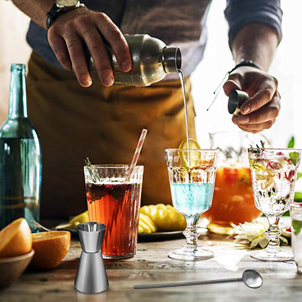Ensemble pour shaker à cocktail en acier inoxydable