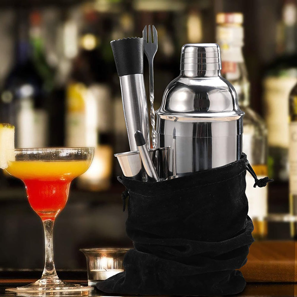 Ensemble pour shaker à cocktail en acier inoxydable