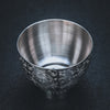 Shaker à cocktail en acier inoxydable avec design gravé