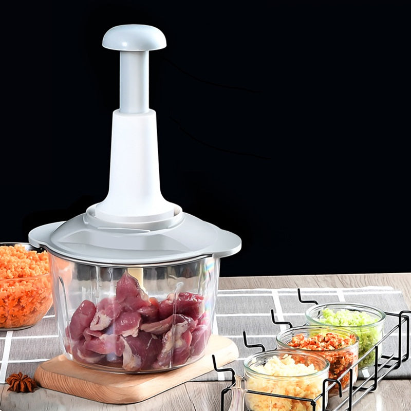 Hachoir à viande manuel multifonctionnel en plastique