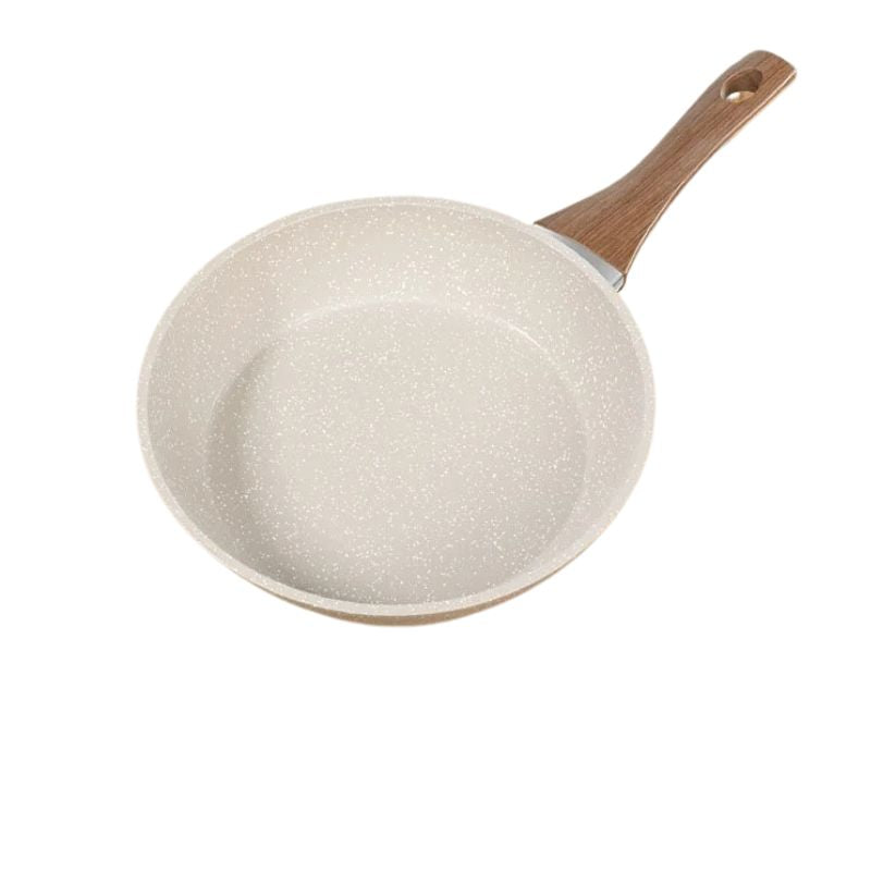 Casserole En Inox à Double Anse - Fond Plat Antiadhésif, Facile à Nettoyer, Pour Cuisson Quotidienne à La Maison