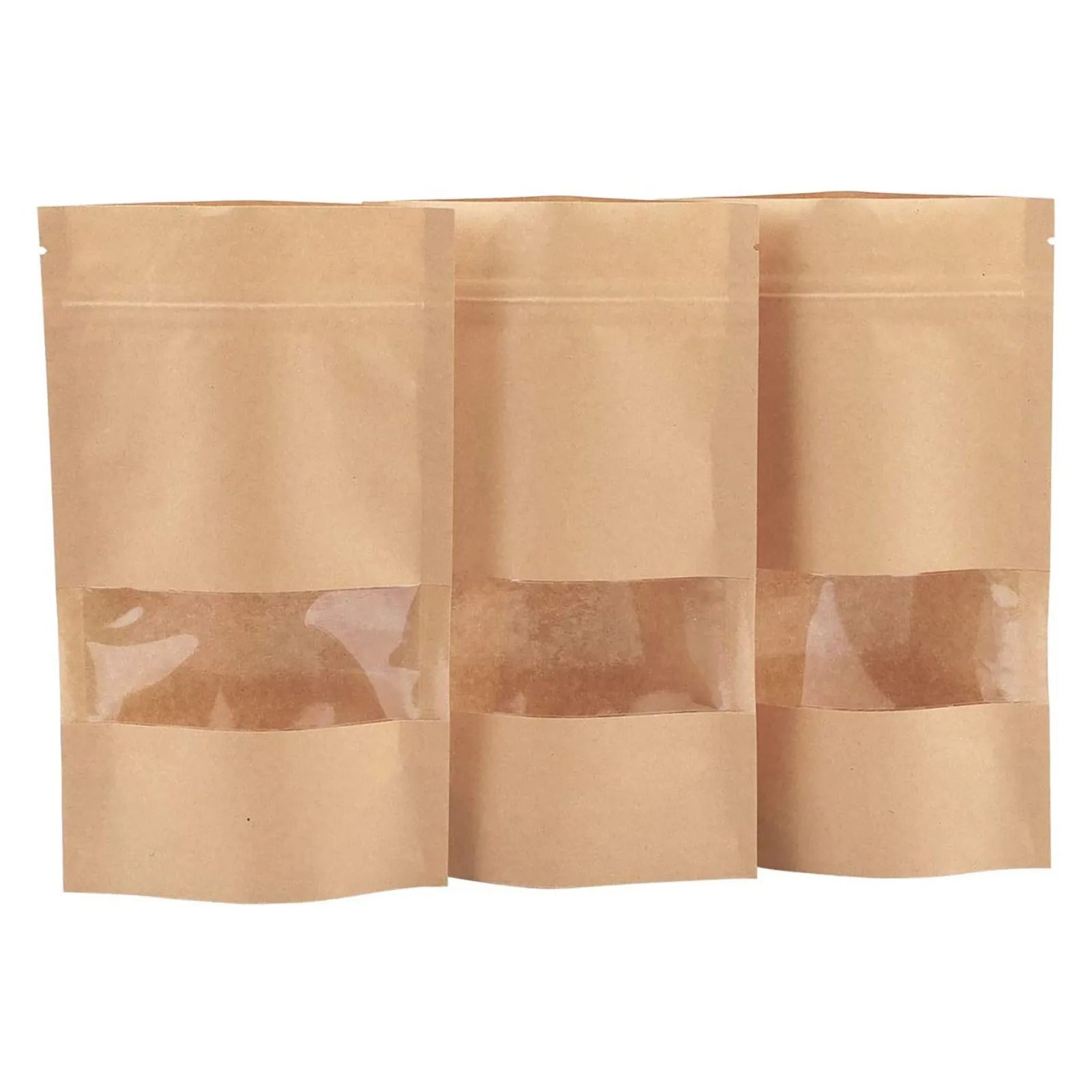 Lot De 100 Pochettes En Aluminium Mylar Avec Fermeture éclair Refermable Pour Le Stockage Des