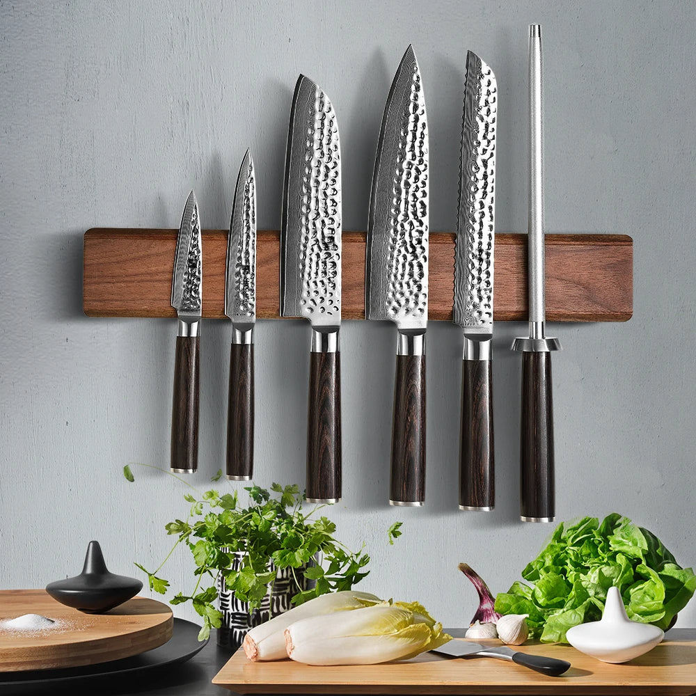 Porte Couteau Magnétique en Bois