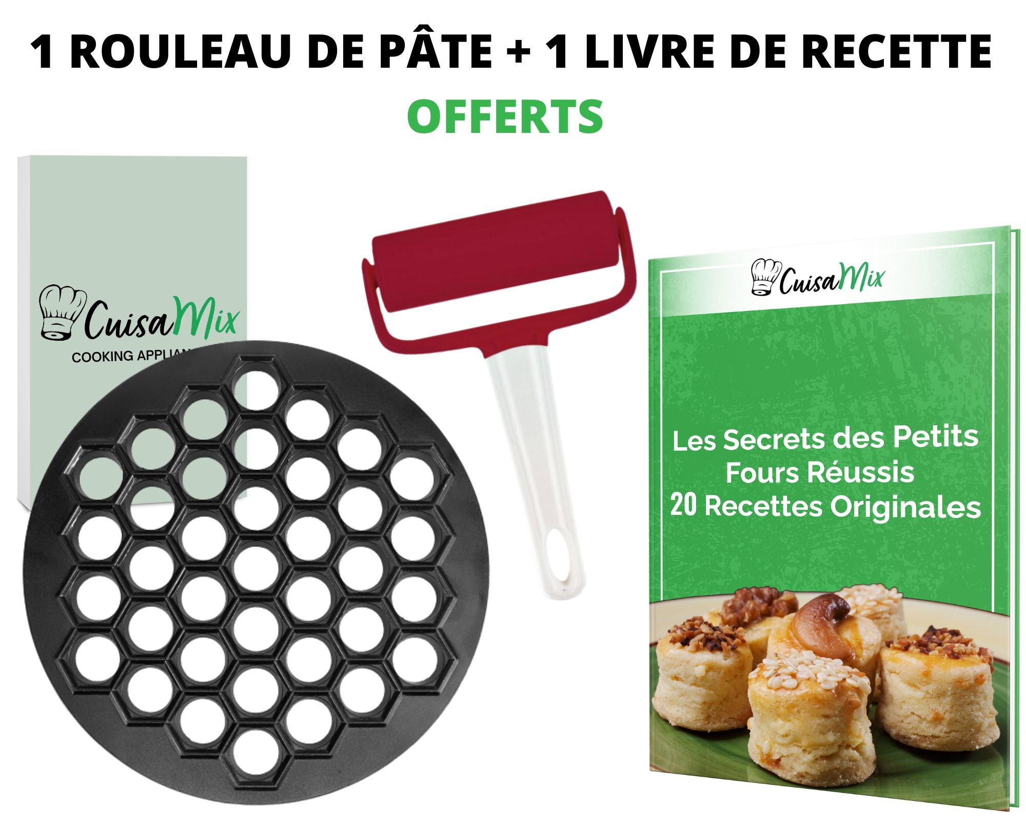 Ravix - Kit de Petits Fours (+ 1 Rouleau de Pâte OFFERT)