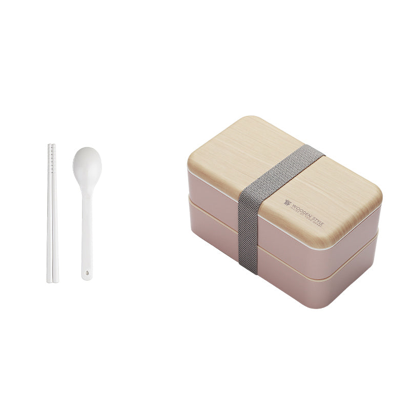 Lunch box bento micro-ondable à deux compartiments